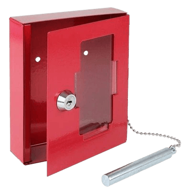 Secureo Notschlüsselkasten mit Glasbruchhammer